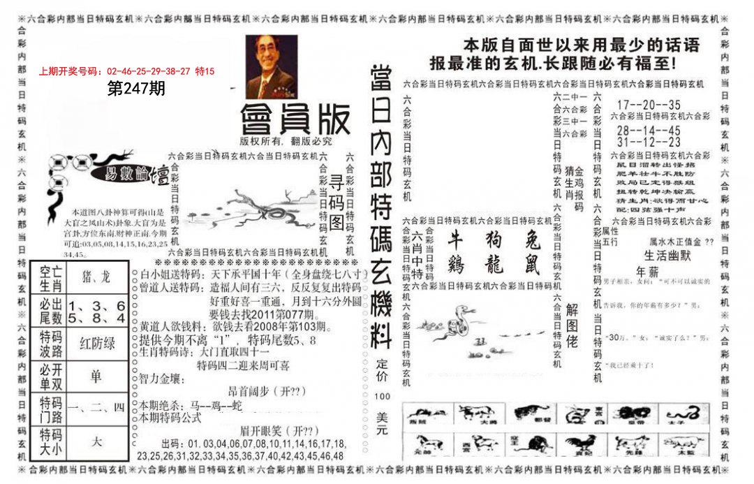 2024247期当日特码玄机报