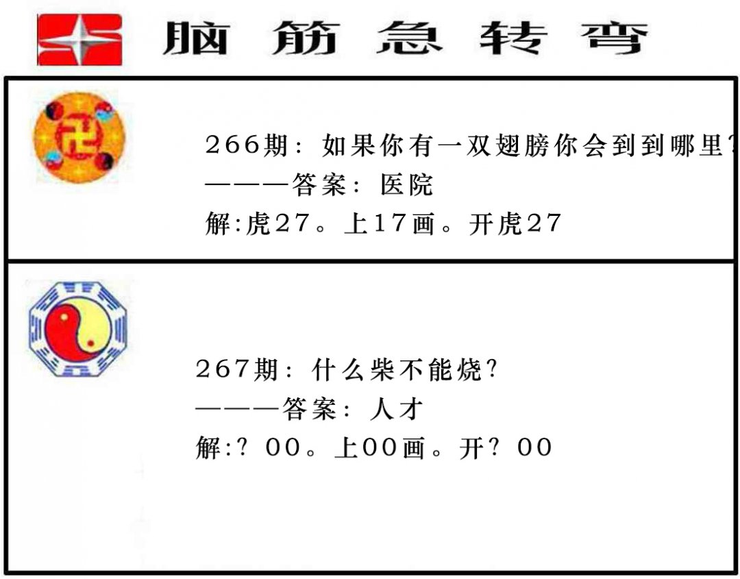 2024267期脑筋急转弯