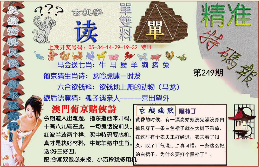 2024249期精准<特碼報>