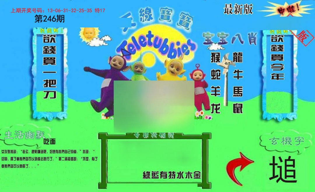 2024246期新天线宝宝(2006一版)