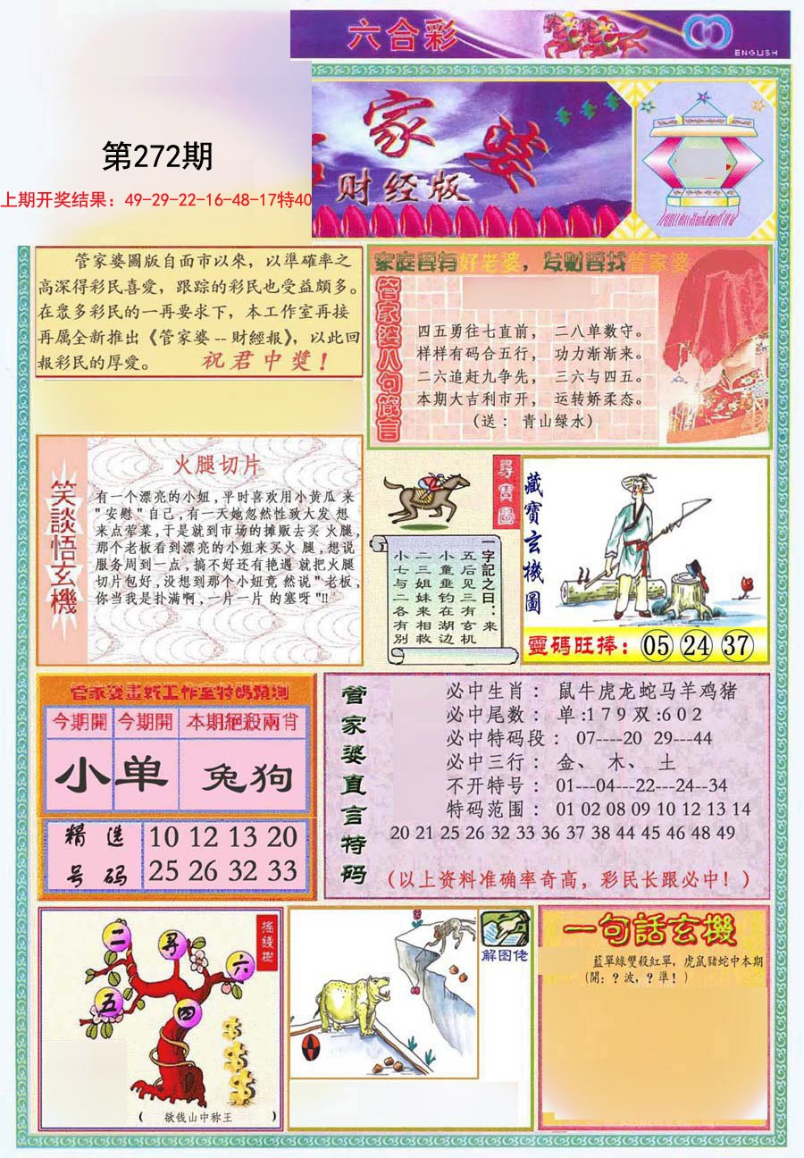 2024272期管家婆财经版