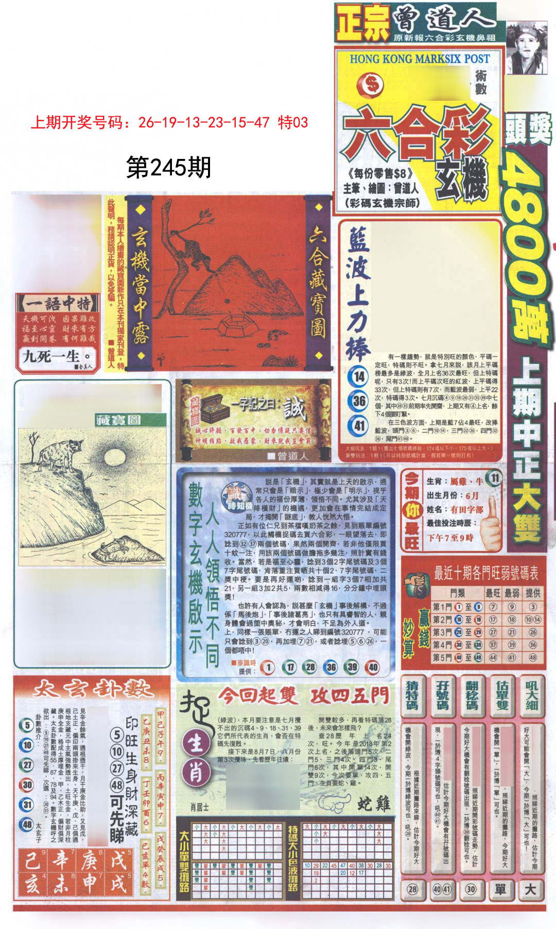 2024245期新报跑狗A