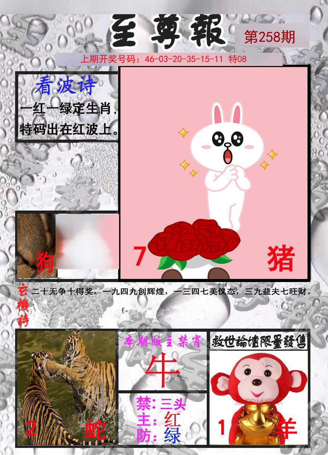 2024258期至尊报