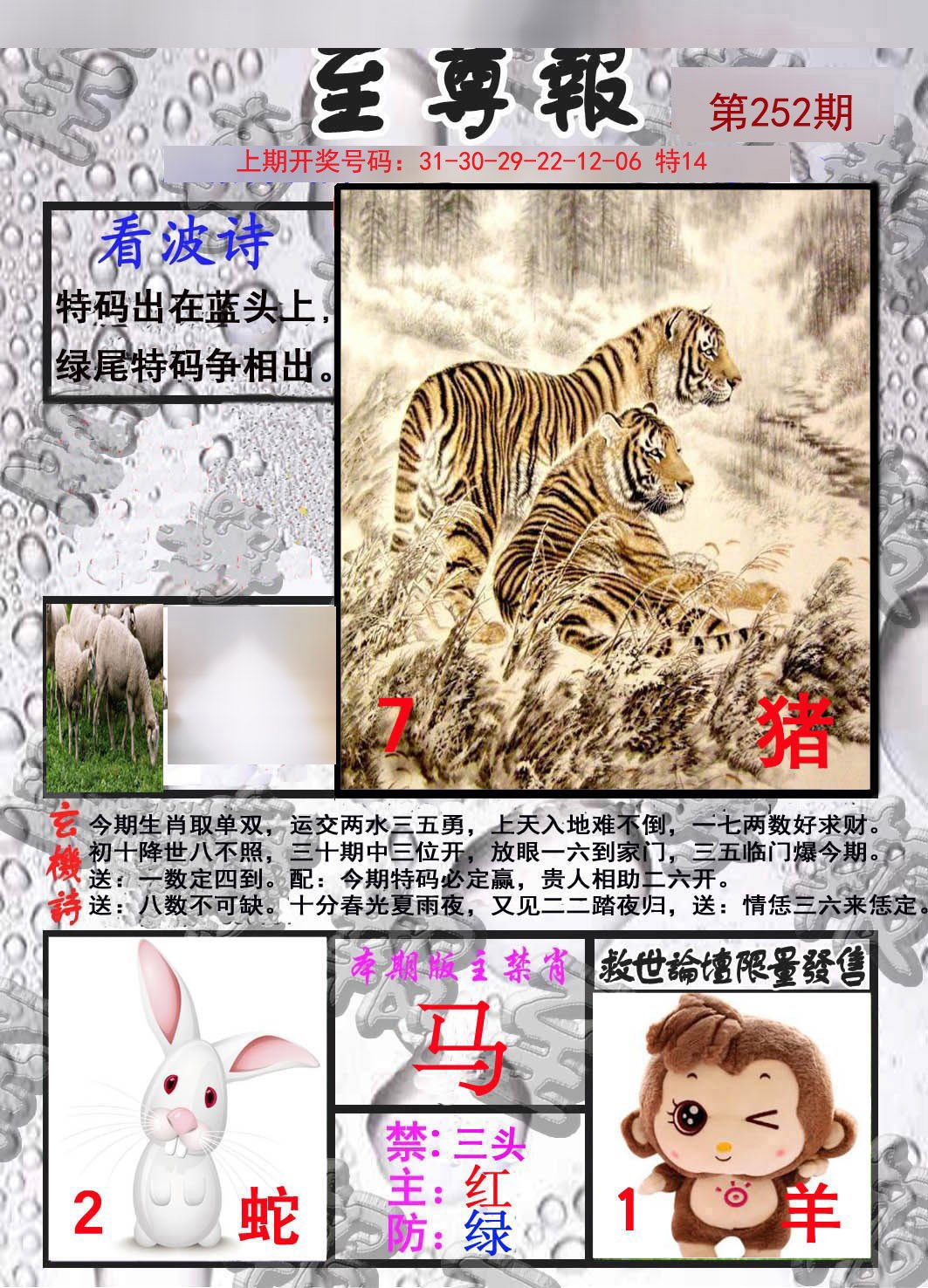 2024252期至尊报