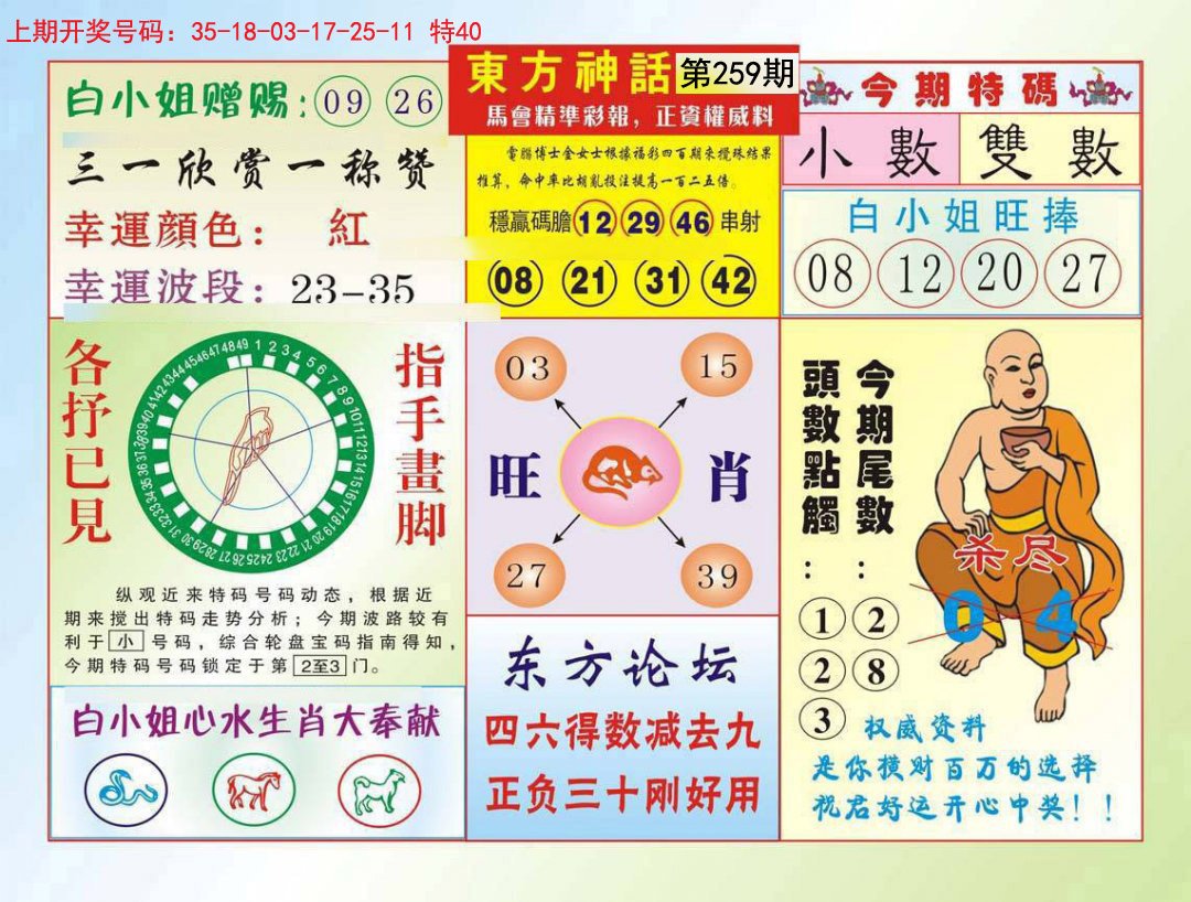 2024259期东方神话