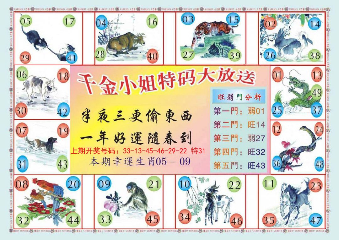 2024248期(新版)千金小姐B