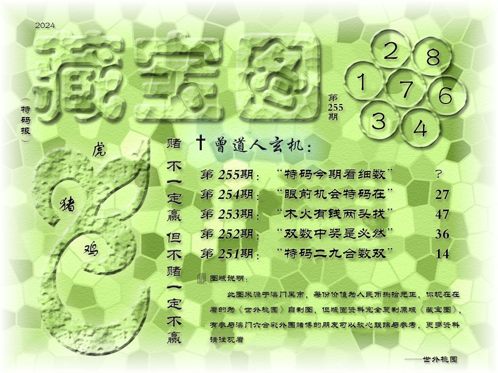 2024255期《藏宝图》