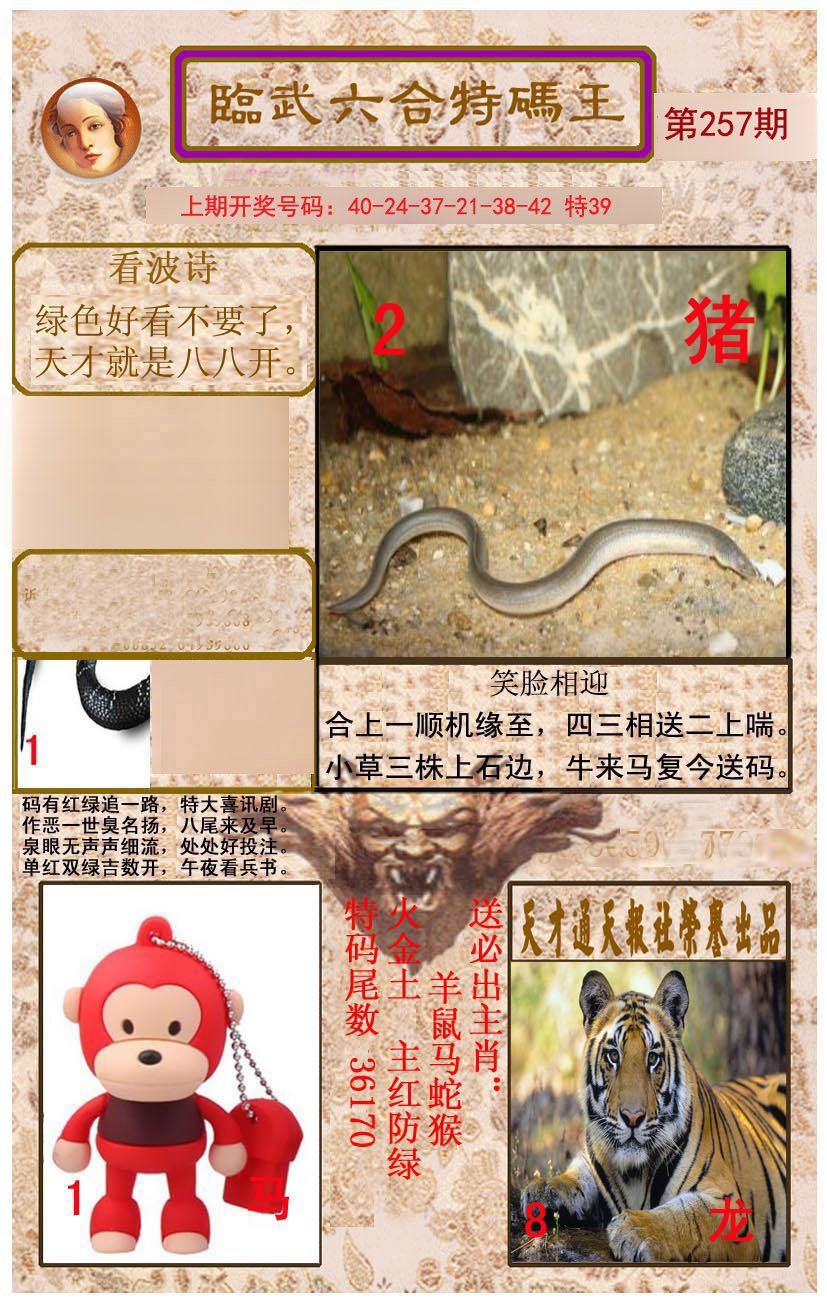 2024257期临武六合特码王