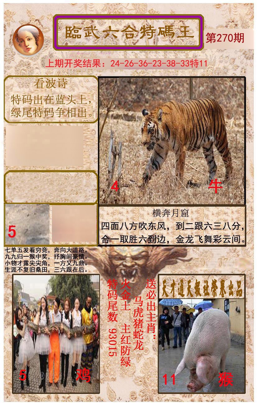 2024270期临武六合特码王