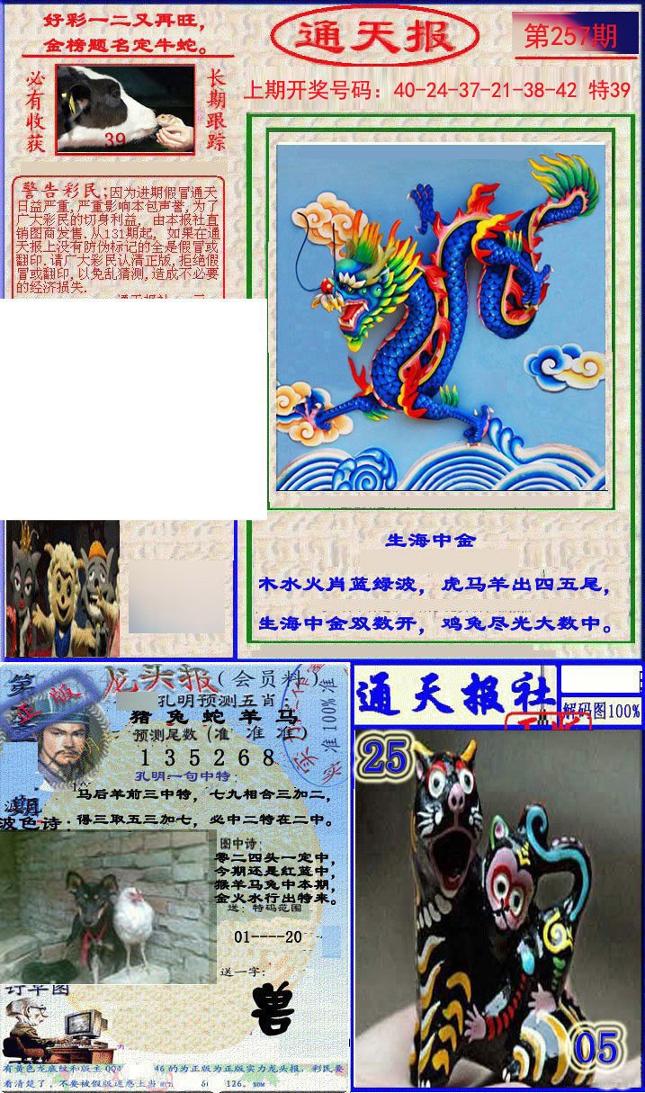 2024257期实力通天报