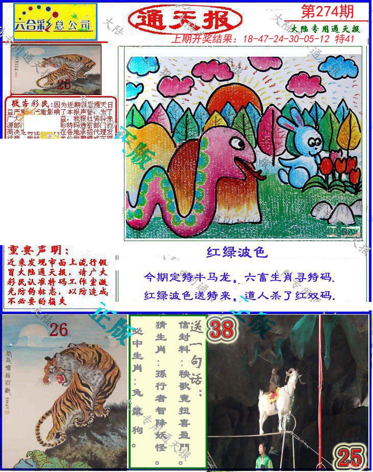 2024274期大陆通天报