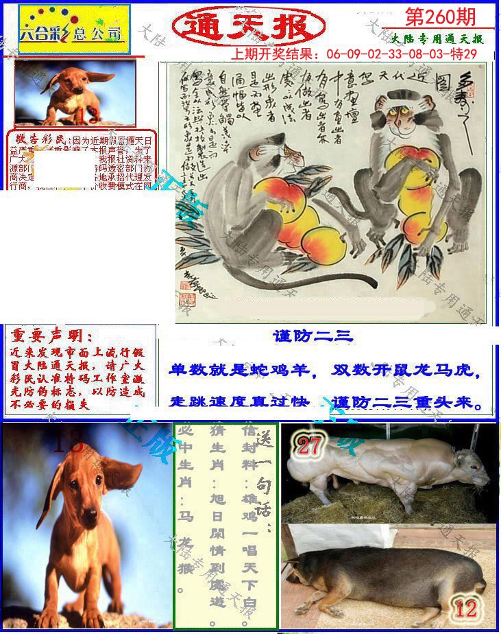 2024260期大陆通天报