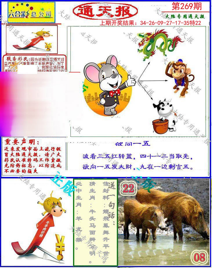 2024269期大陆通天报