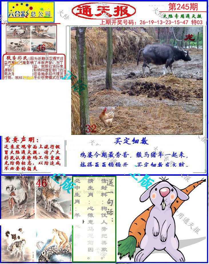 2024245期大陆通天报