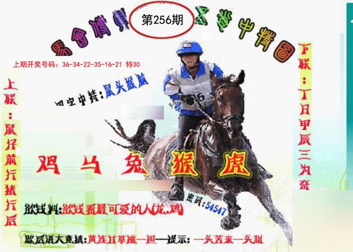 2024256期马会传真-五肖料