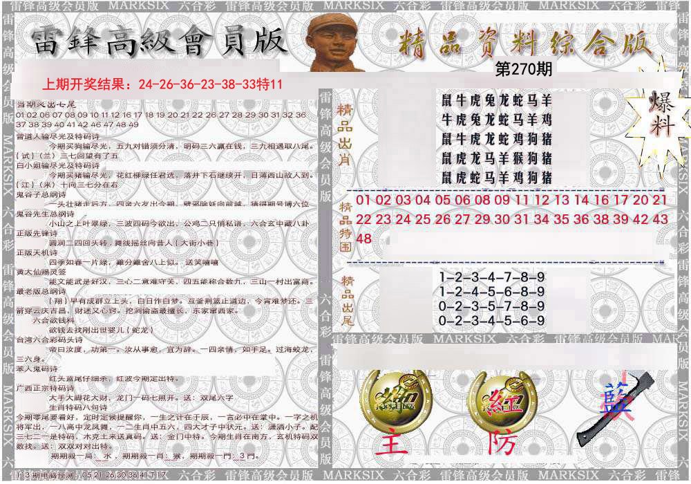 2024270期雷锋资料综合版
