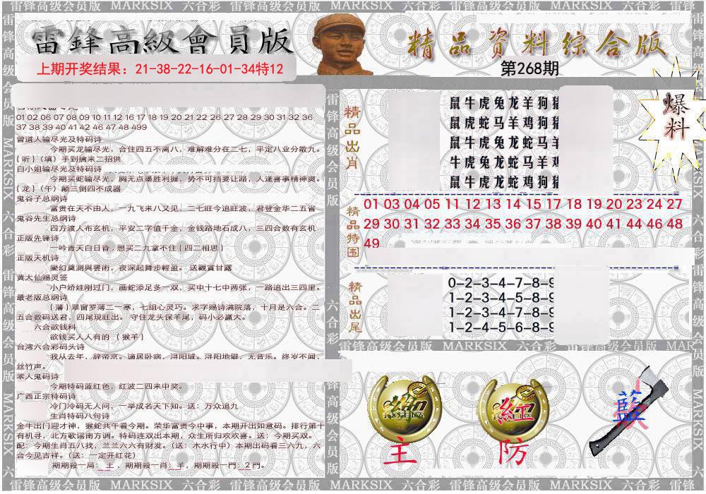 2024268期雷锋资料综合版