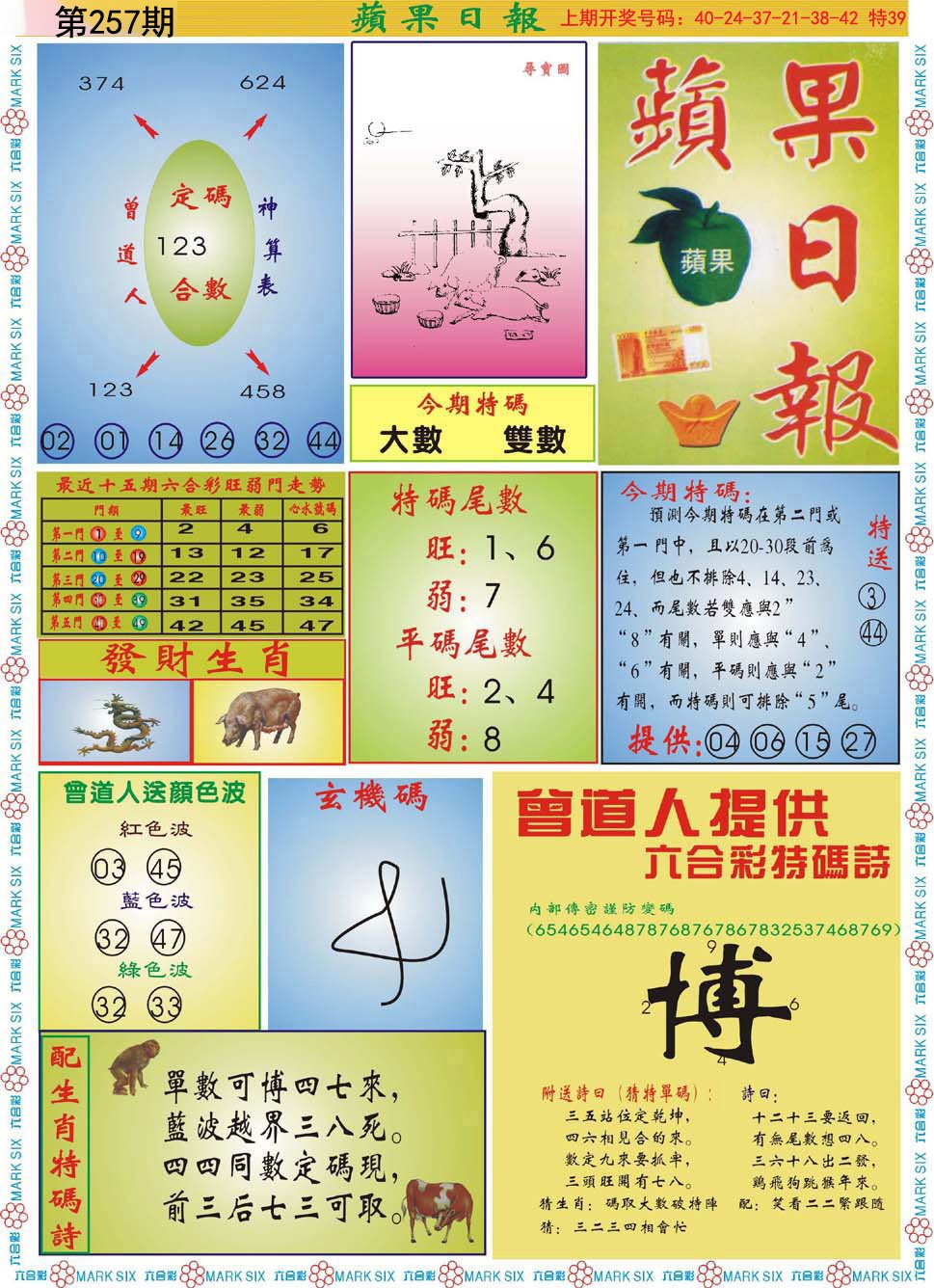 2024257期青苹果日报