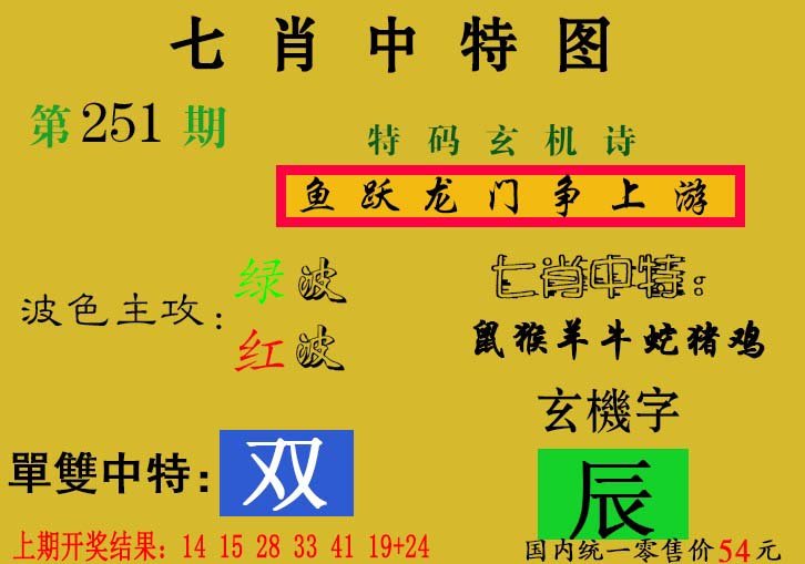 2024251期七肖中特