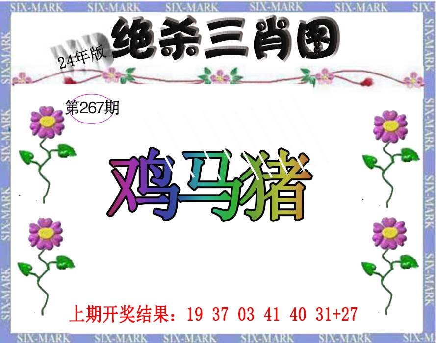 2024267期生财有道杀三肖