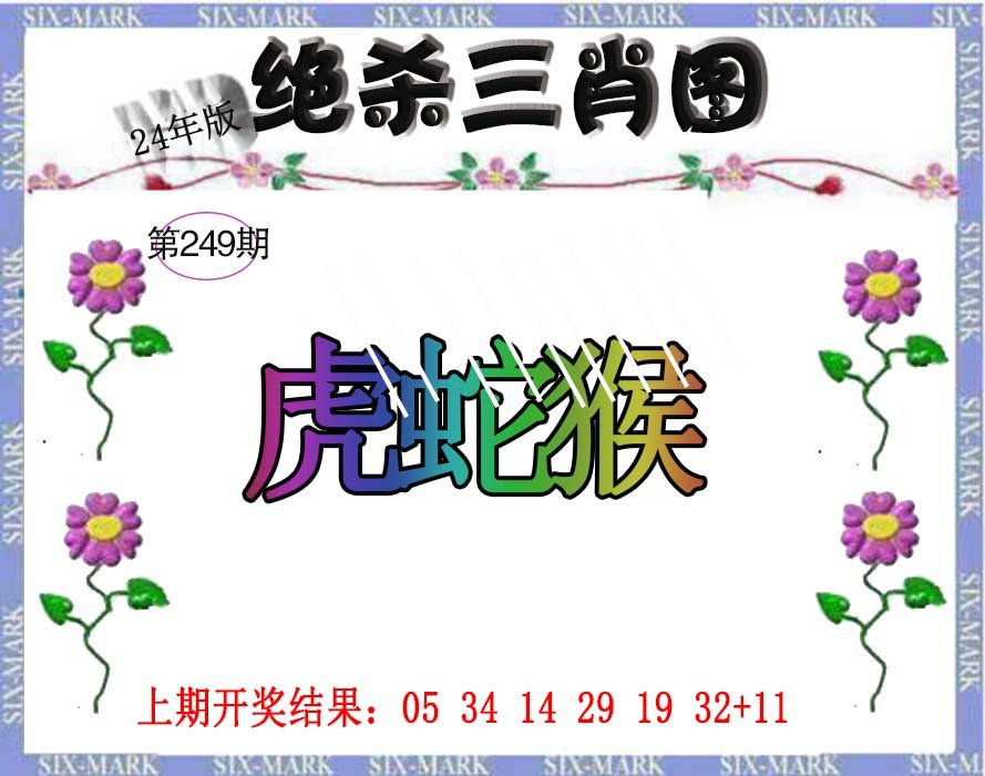 2024249期生财有道杀三肖