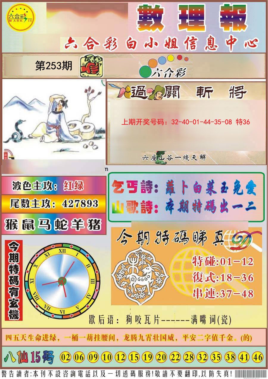 2024253期九龙数理报