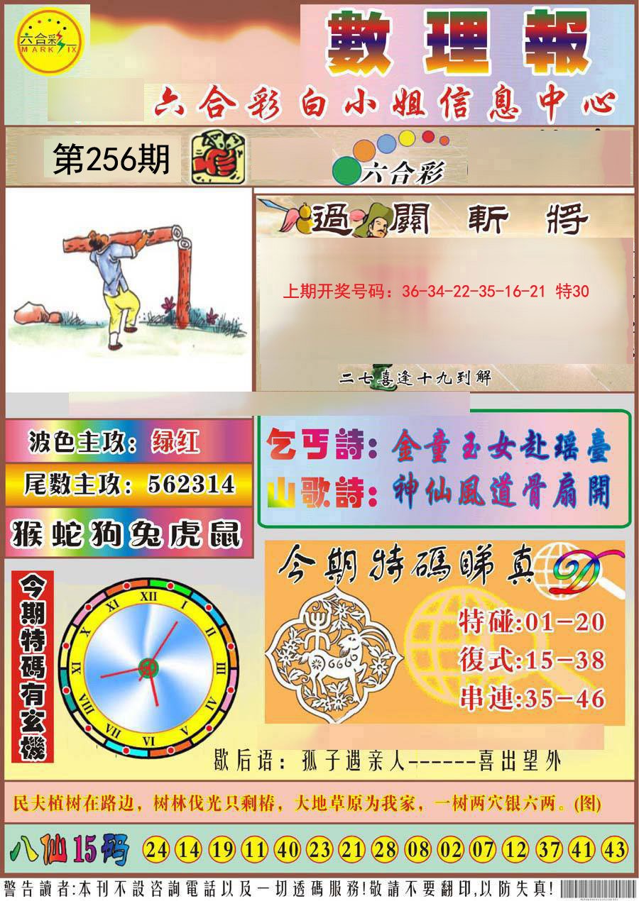 2024256期九龙数理报