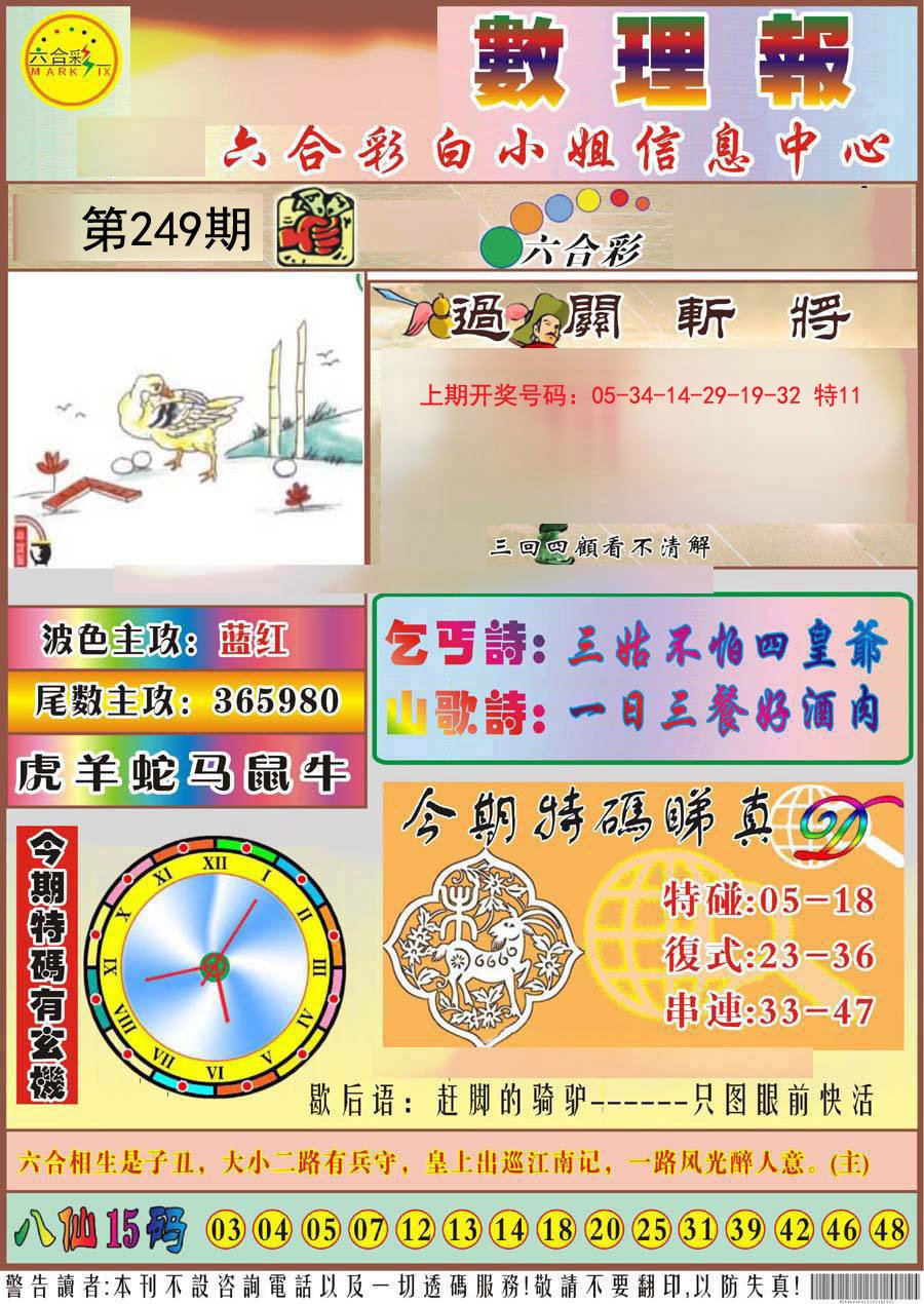 2024249期九龙数理报