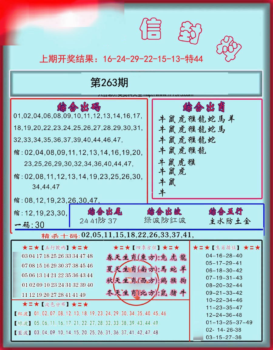 2024263期信封料