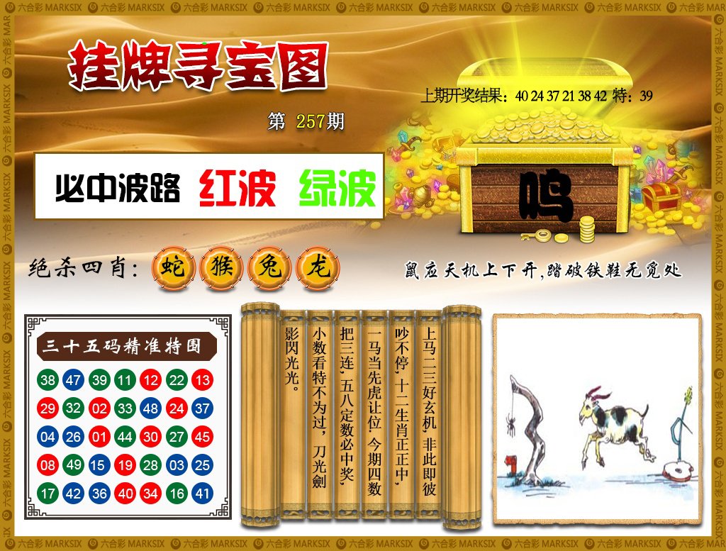 2024257期挂牌寻宝