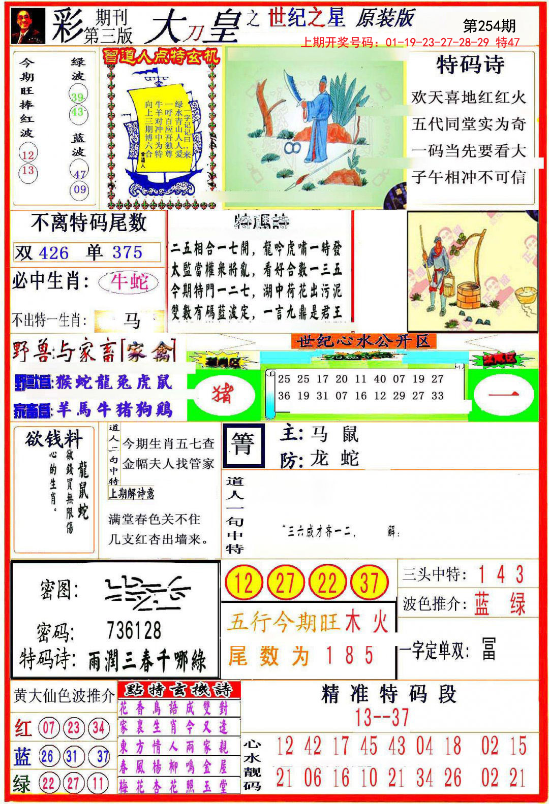 2024254期大刀皇之(世纪之星)