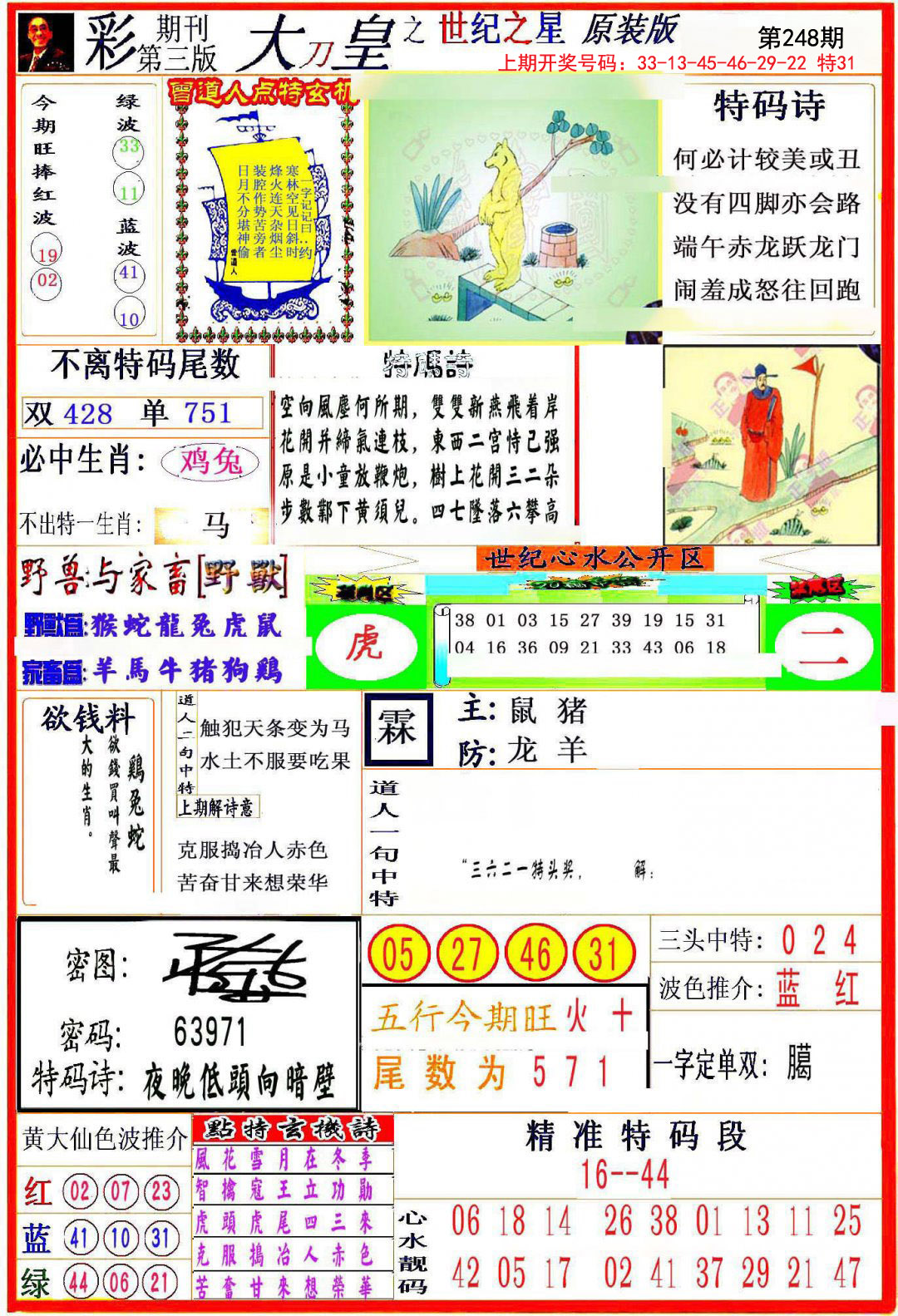 2024248期大刀皇之(世纪之星)