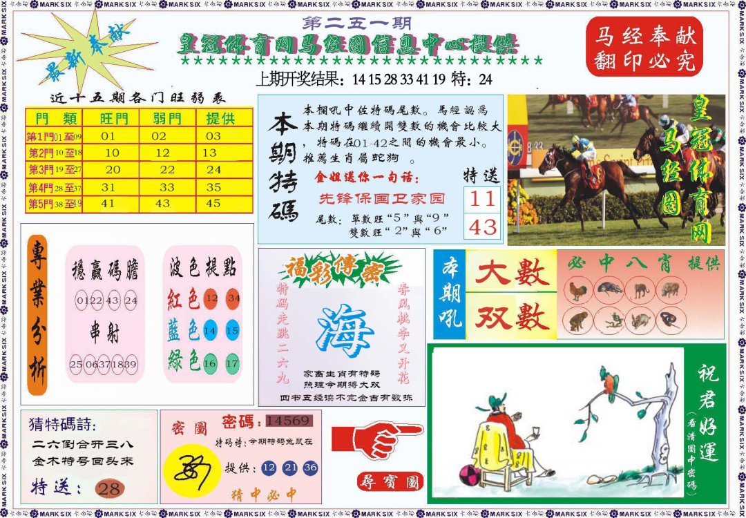 2024251期体育网马经图