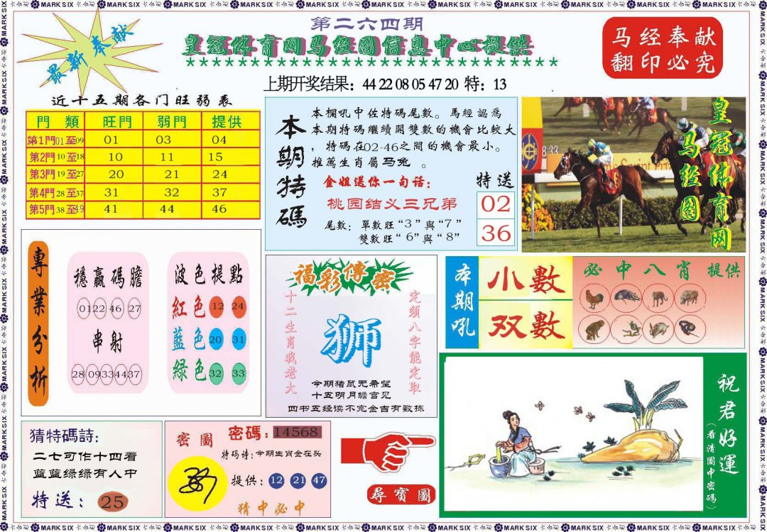 2024264期体育网马经图