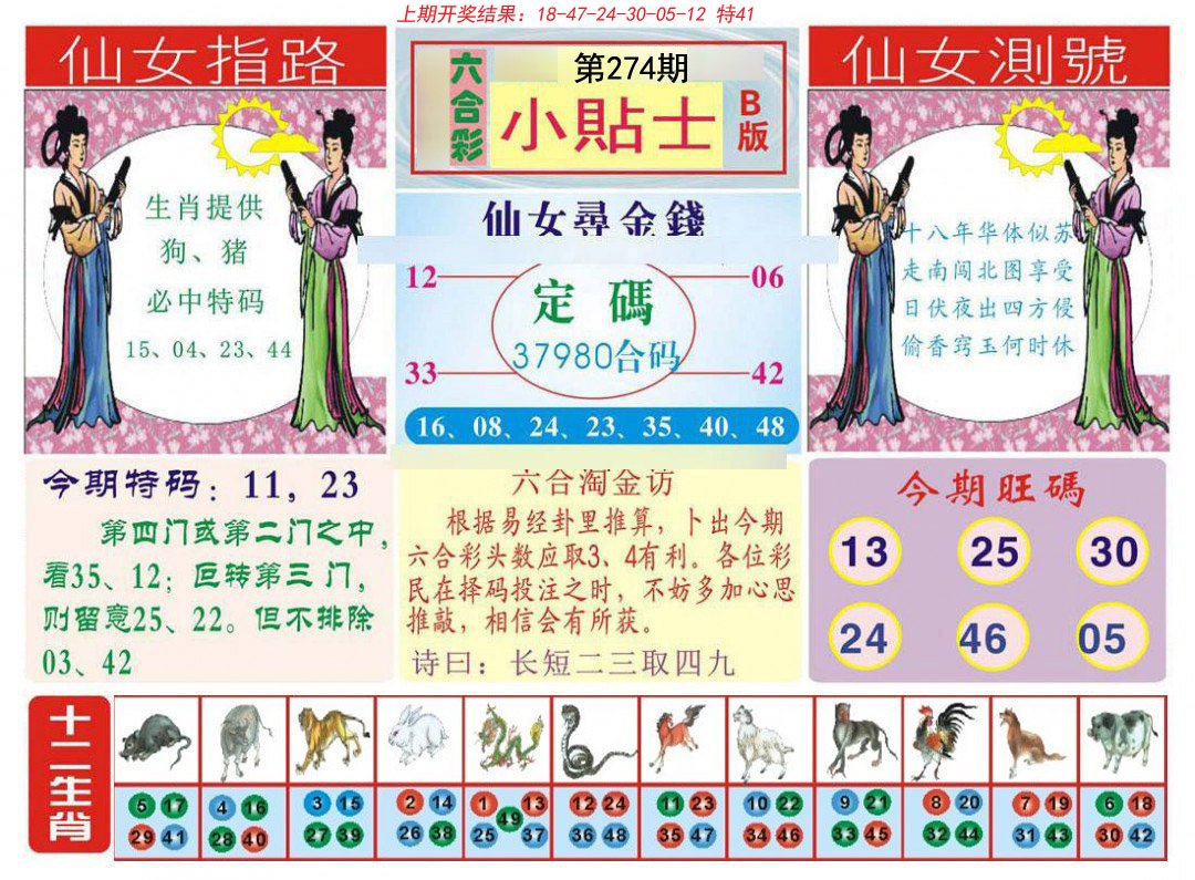 2024274期小贴士B