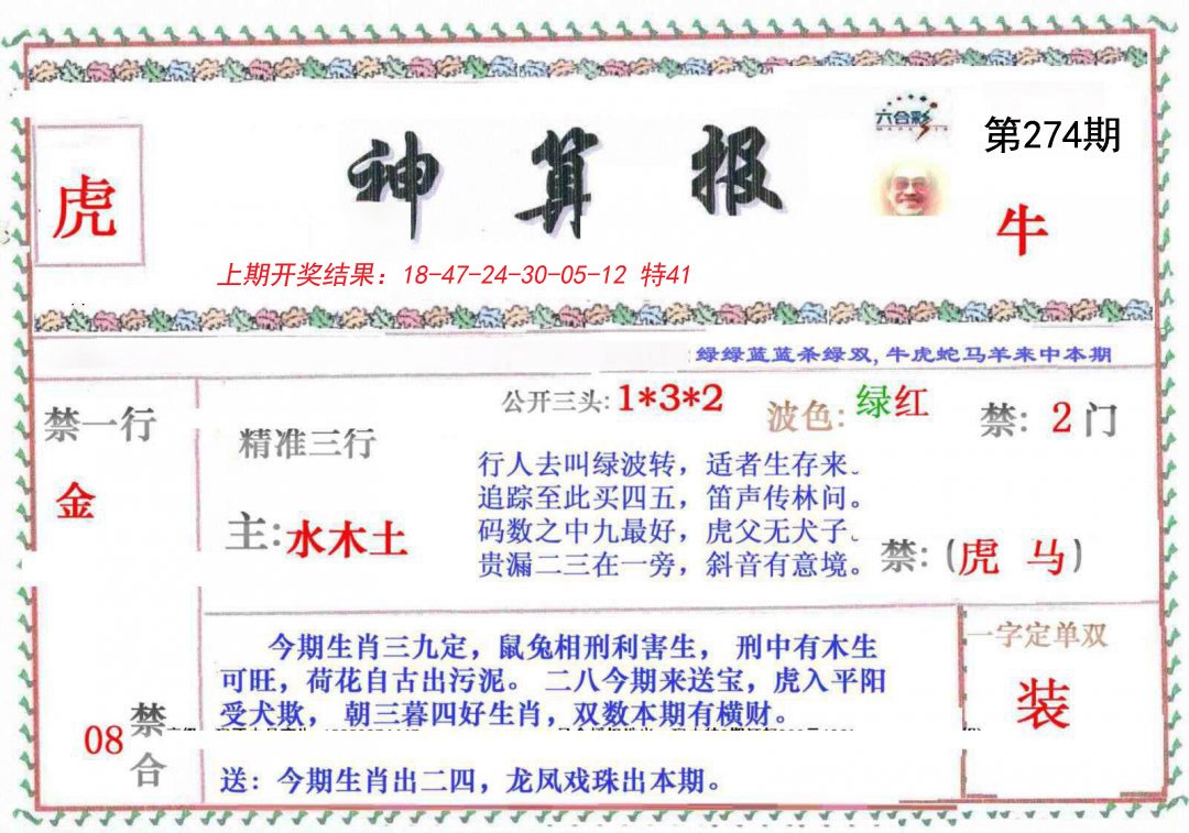 2024274期神算報