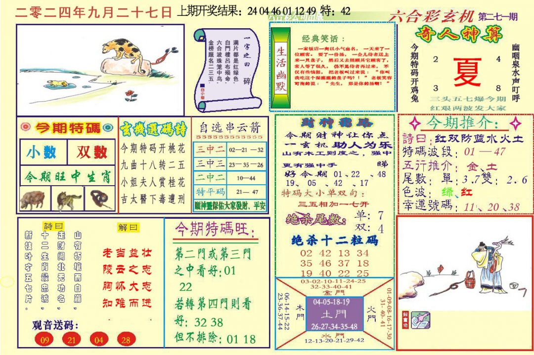2024271期六合玄机