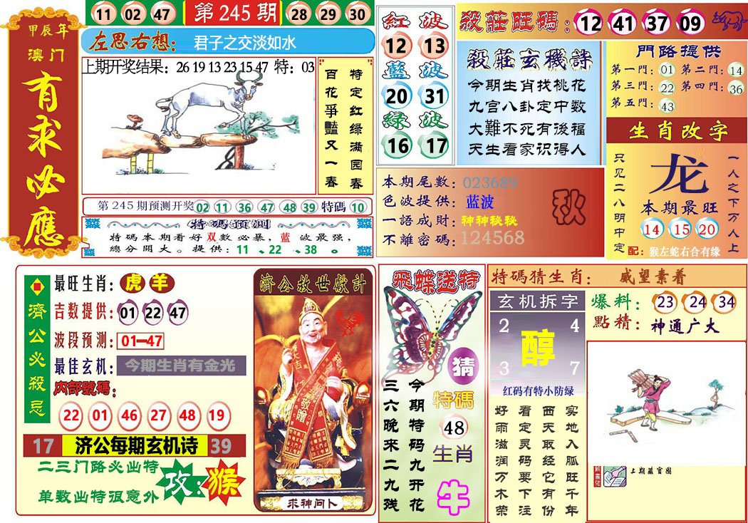 2024245期118有求必应