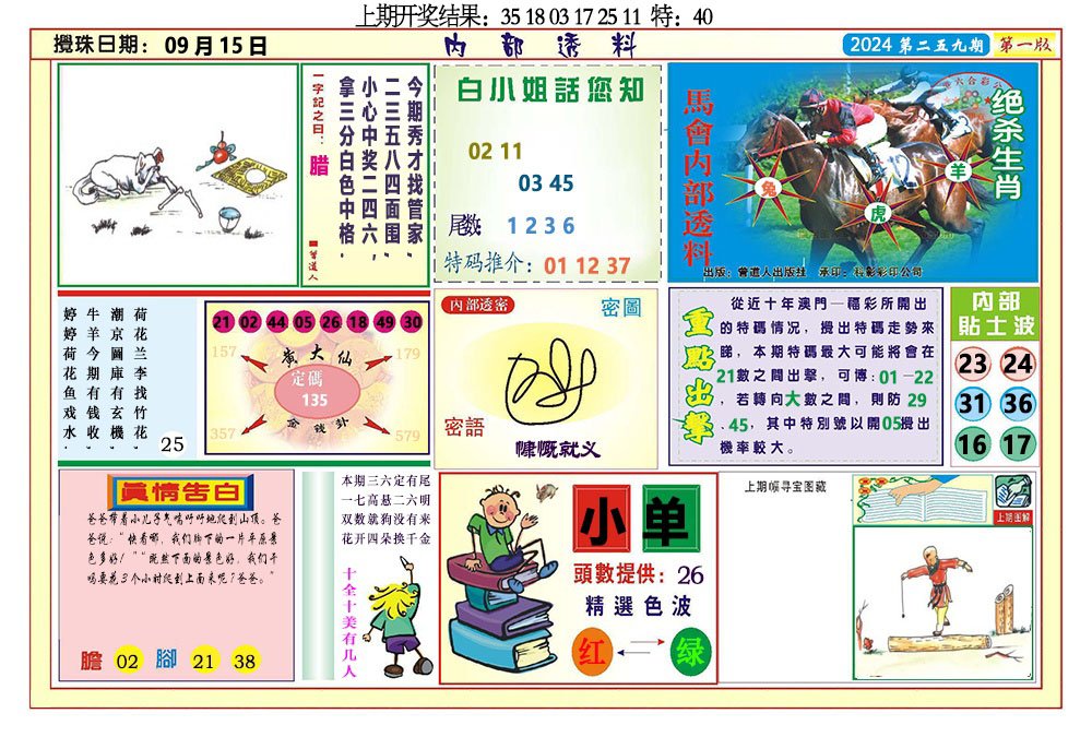 2024259期内部透料A