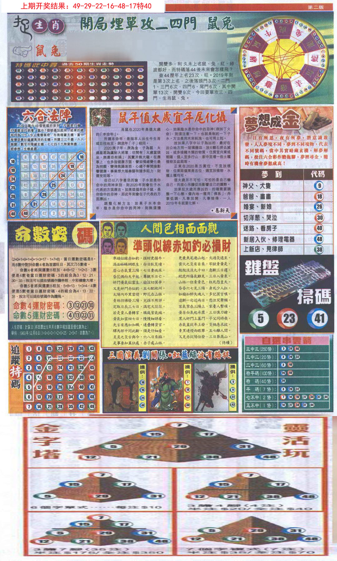 2024272期新报跑狗-2(背面)