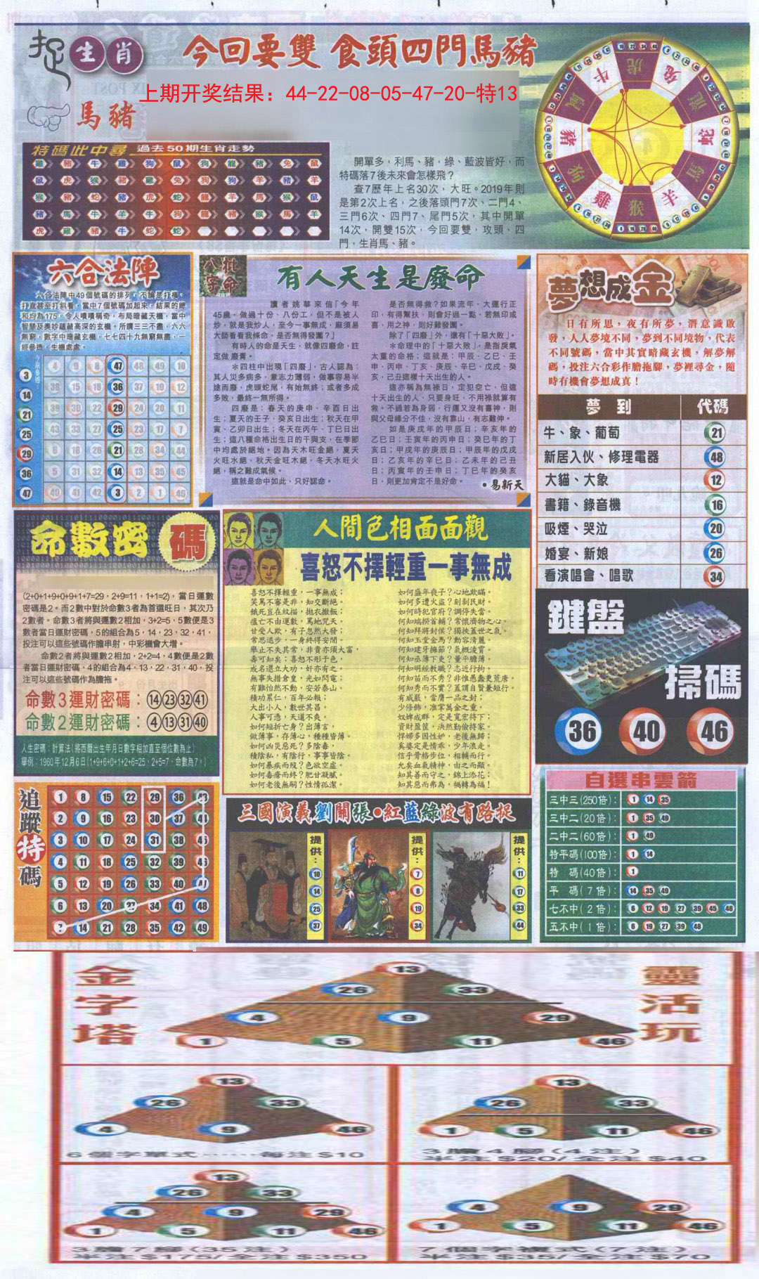 2024264期新报跑狗-2(背面)