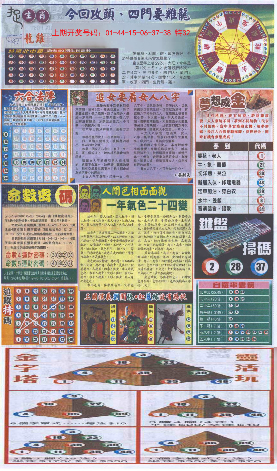 2024250期新报跑狗-2(背面)