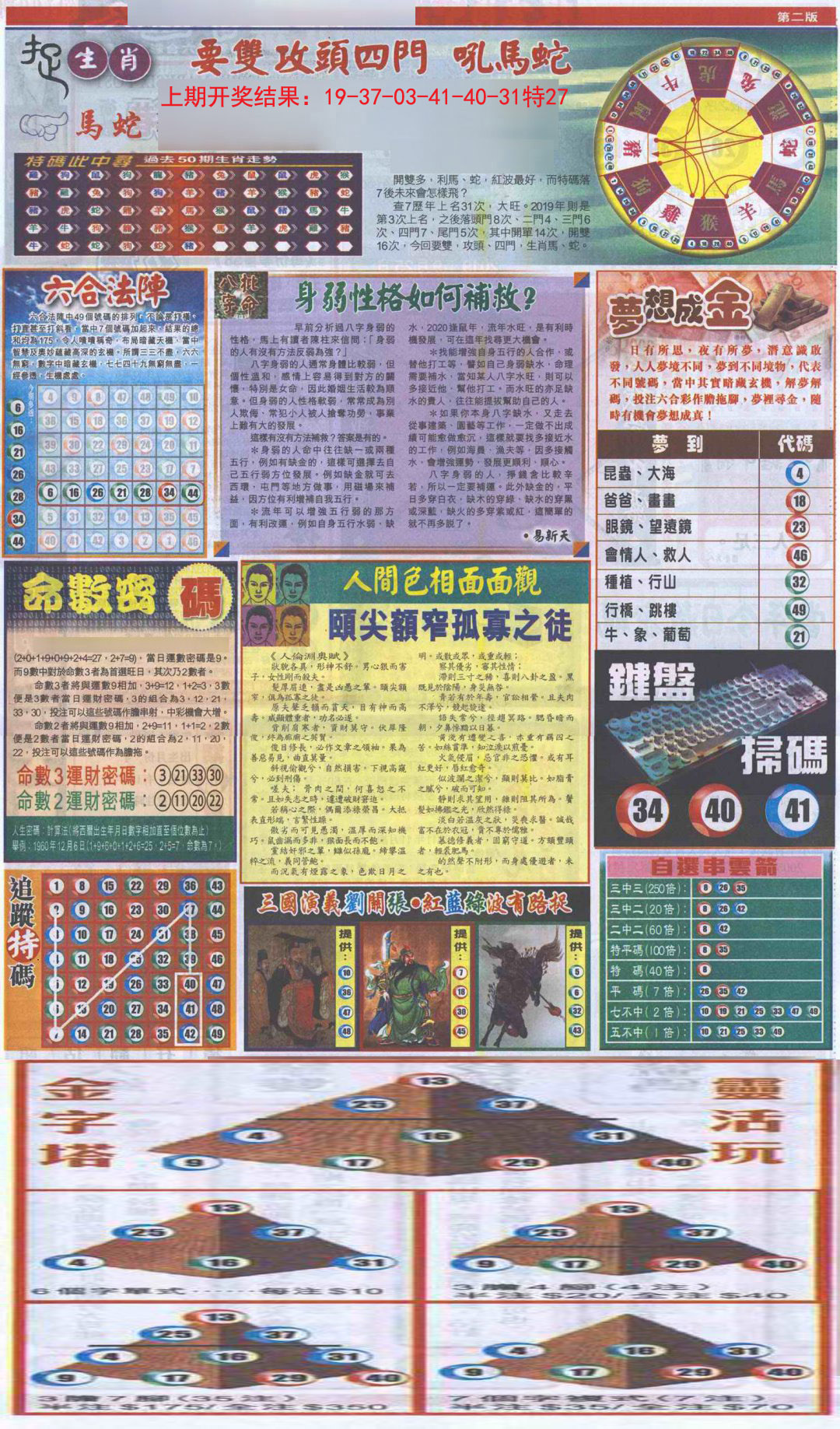 2024267期新报跑狗-2(背面)