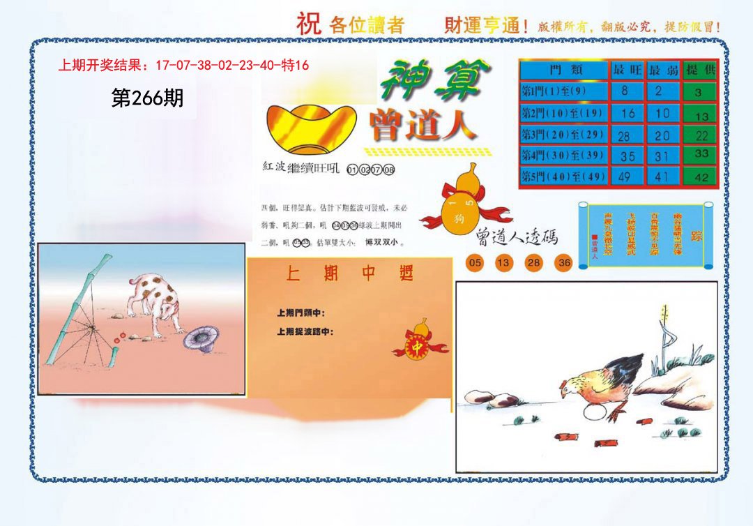 2024266期4-神算