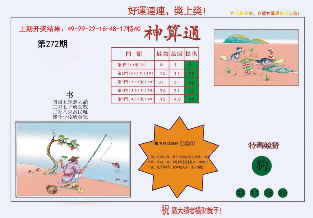 2024272期4-台湾神算