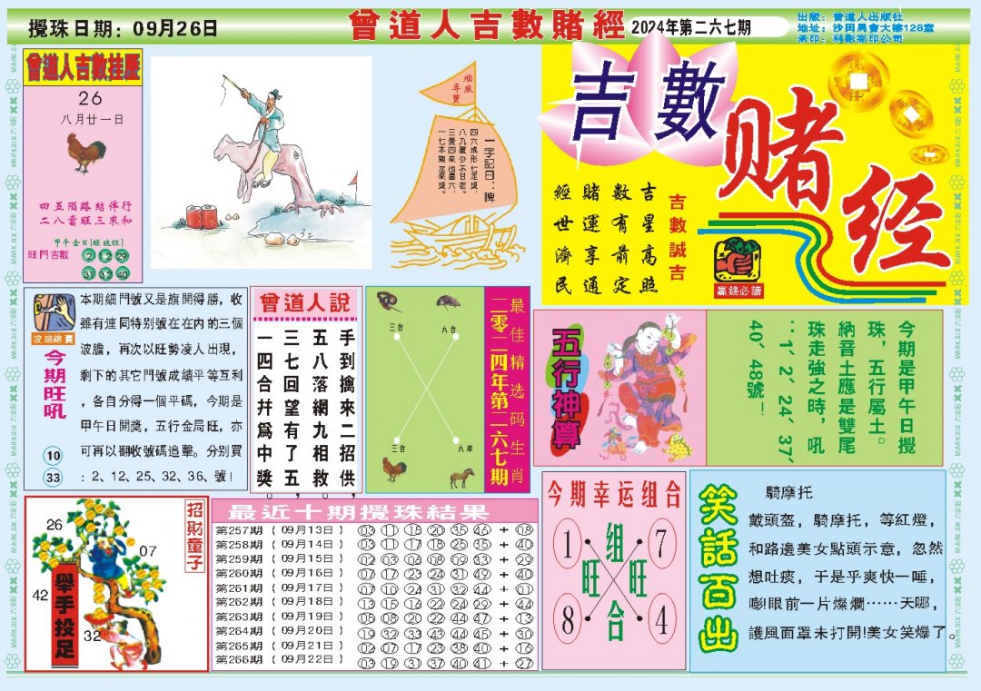 2024267期吉数赌经A