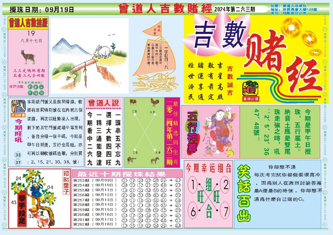 2024263期吉数赌经A