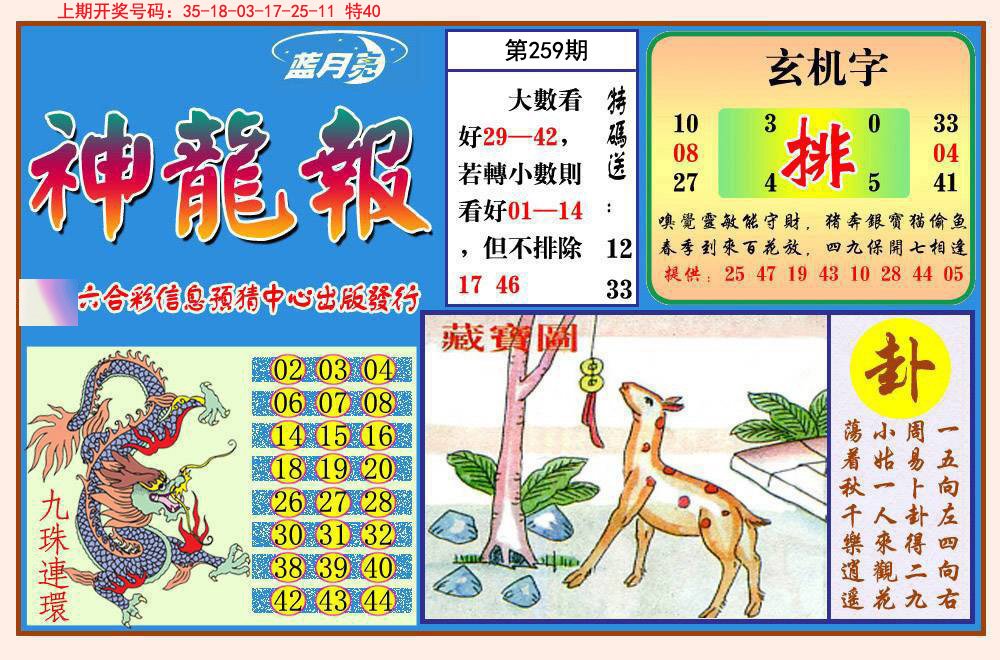 2024259期神龙报