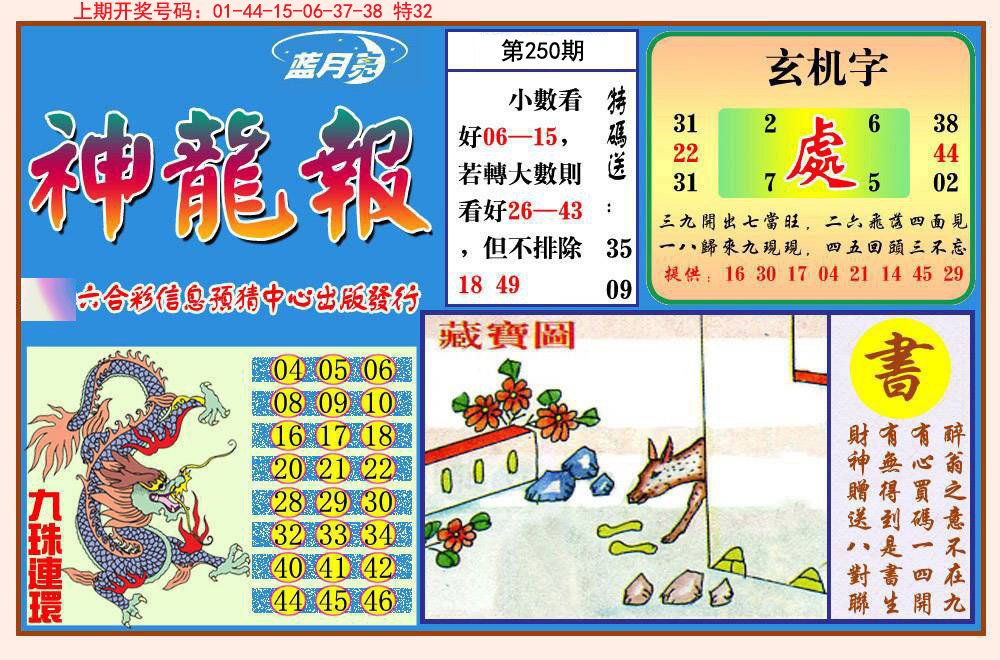 2024250期神龙报