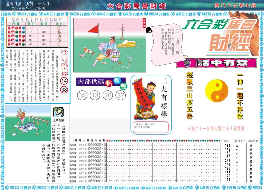 2024270期马会财经A